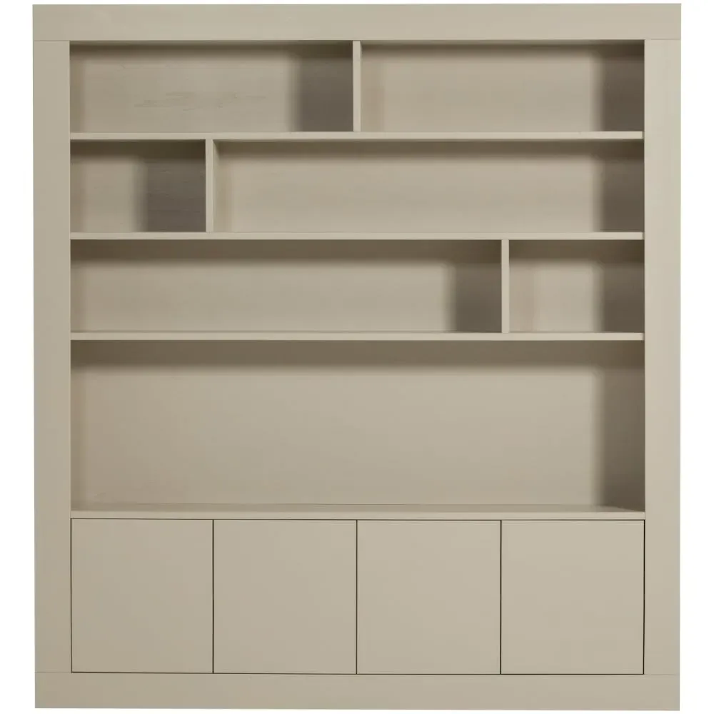 Armoire murale en pin taupe