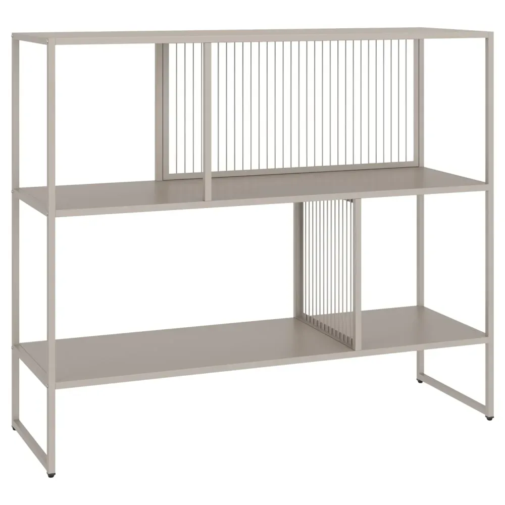 Étagère en métal taupe