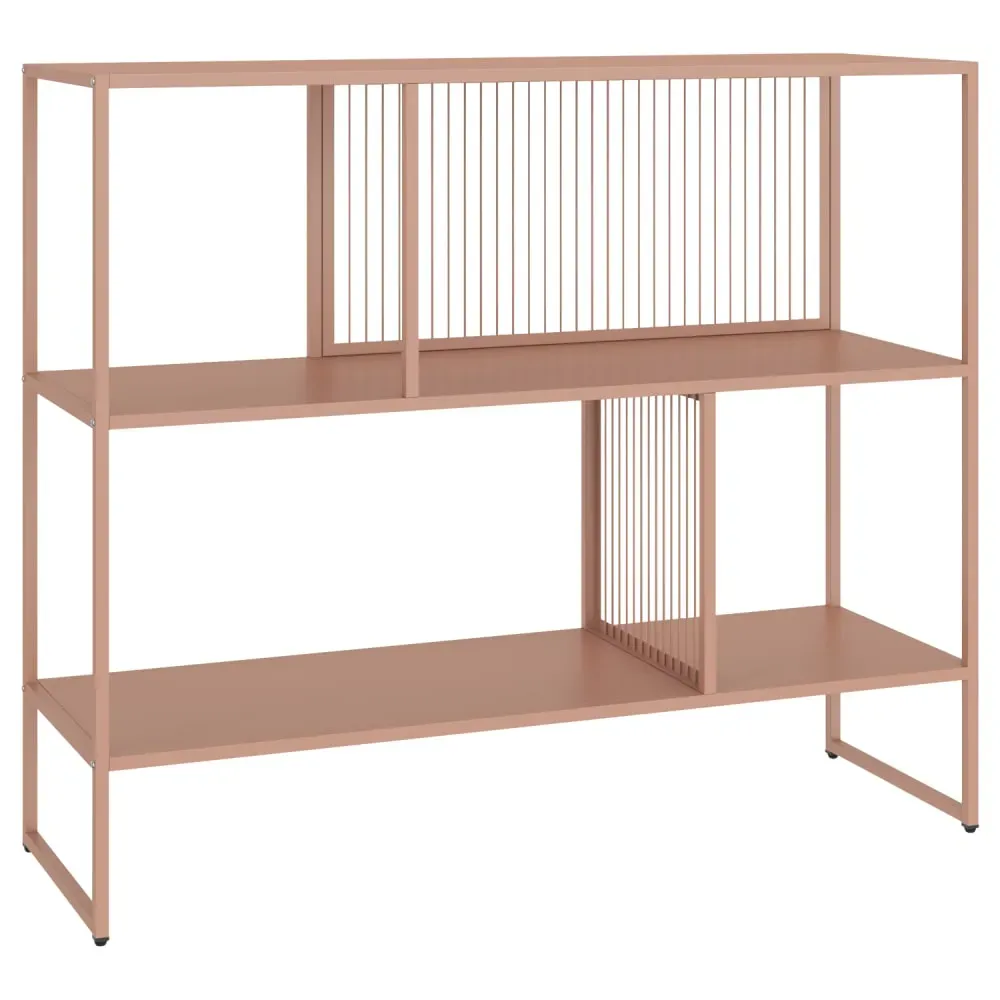 Étagère en métal vieux rose