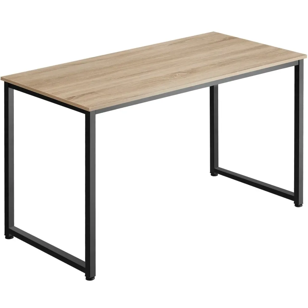 Bureau style industriel en panneau aggloméré bois clair