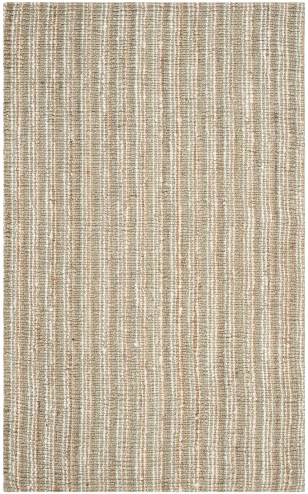 Tapis jute sauge/naturel 61 x 91 cm