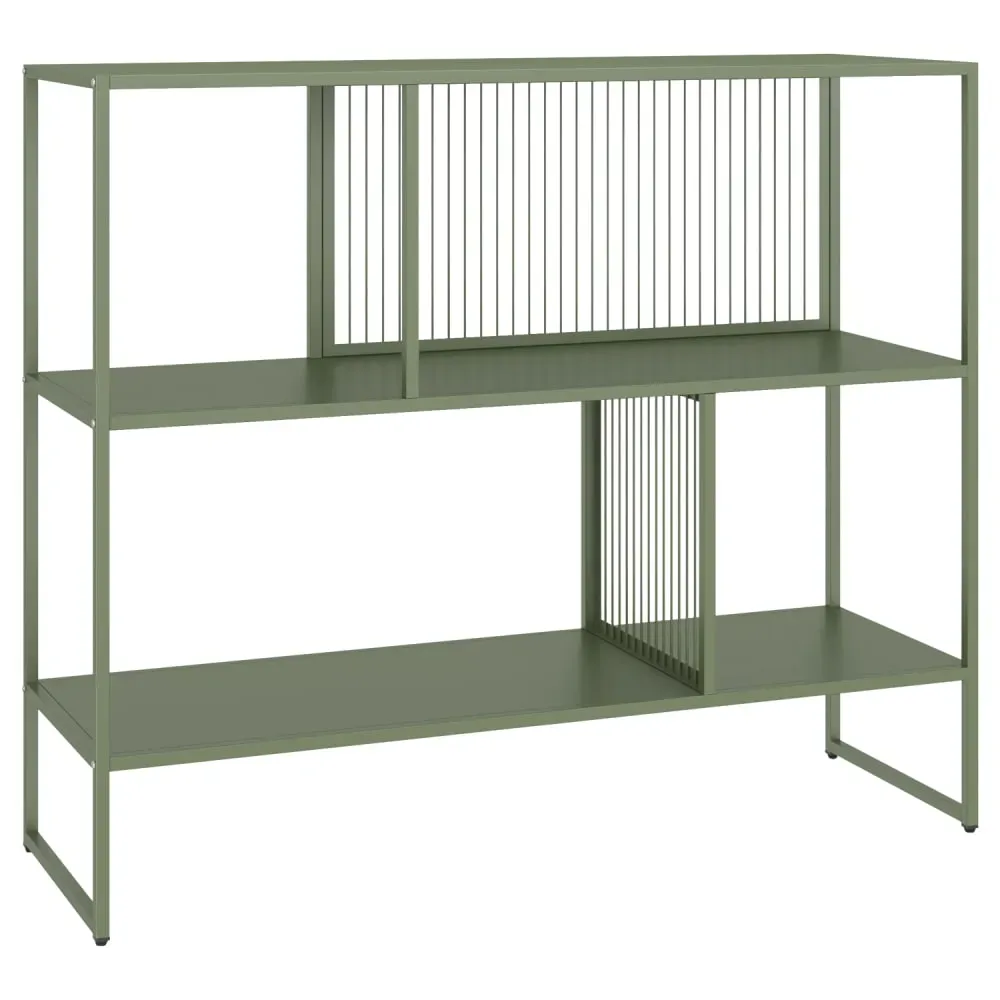 Étagère en métal vert kaki