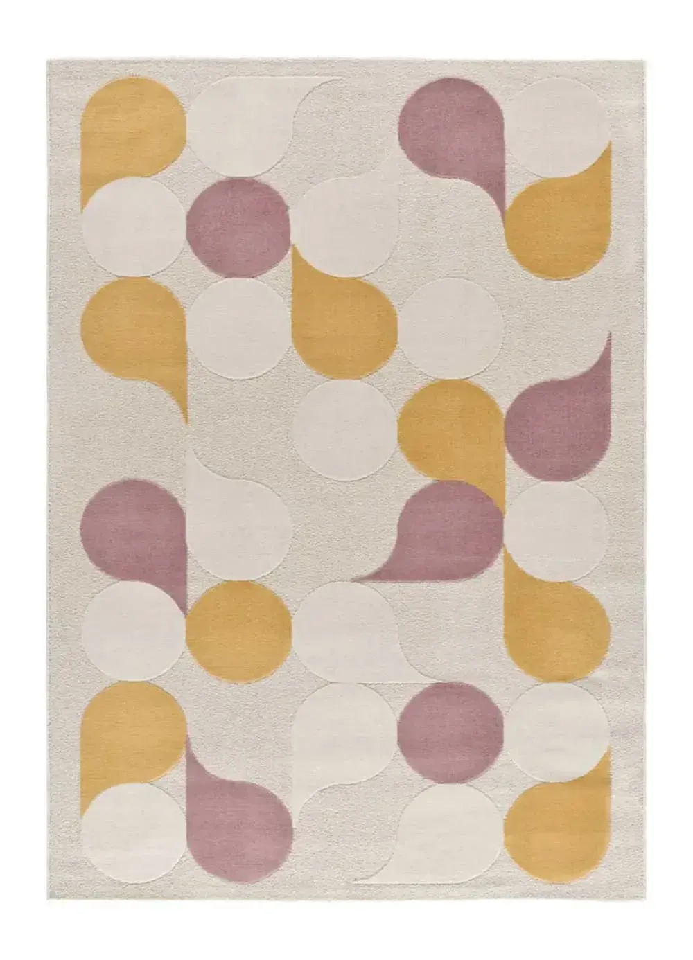 Tapis géométrique multicolore 120x170 cm