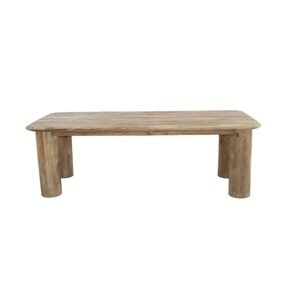 Table rectangle en teck recyclé M