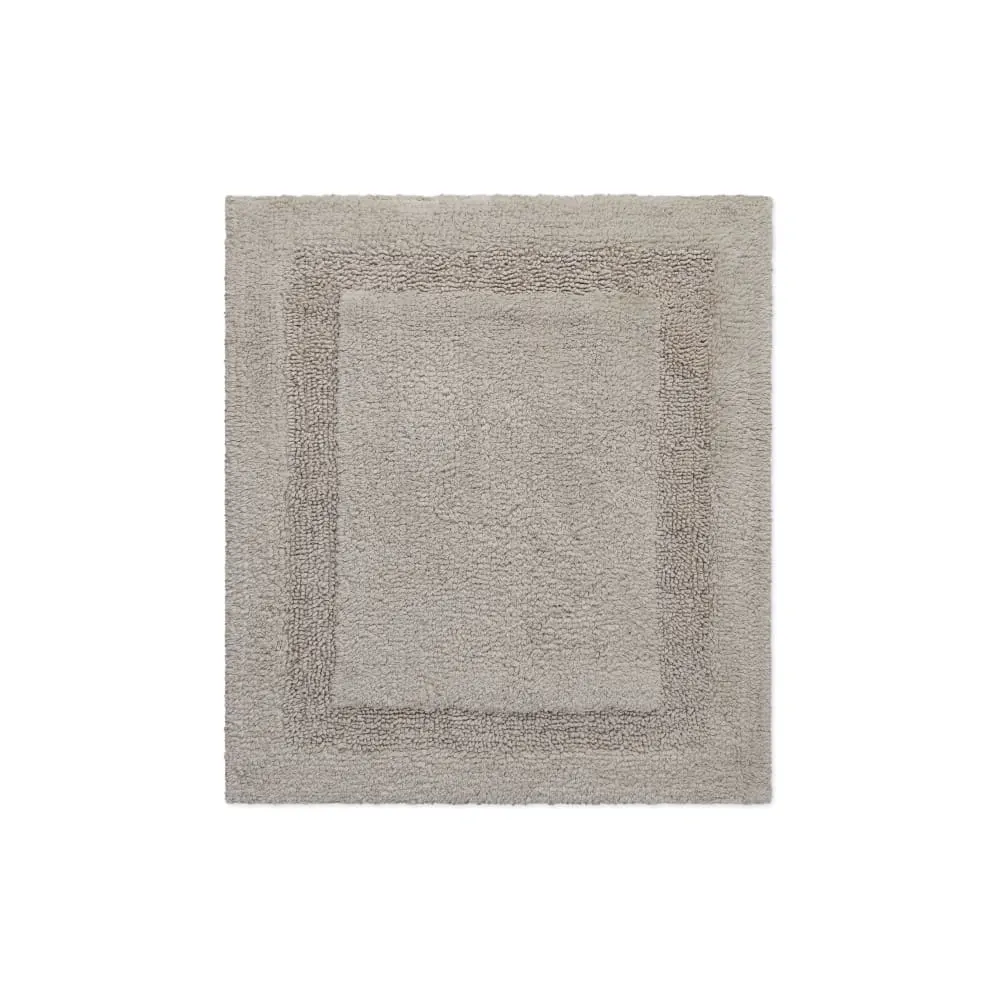 Tapis de bain greige en coton 55x65