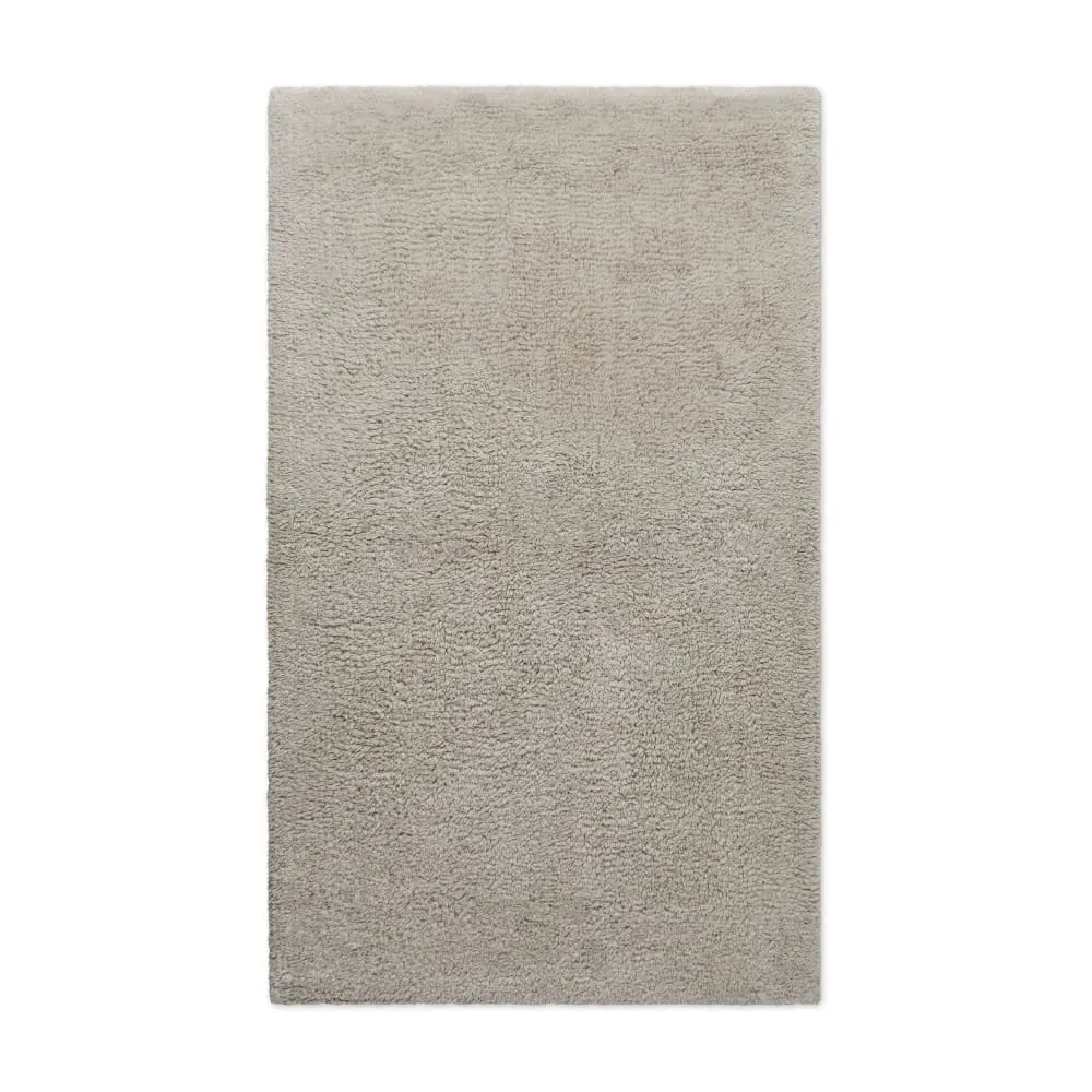 Tapis de bain greige en coton 70x120