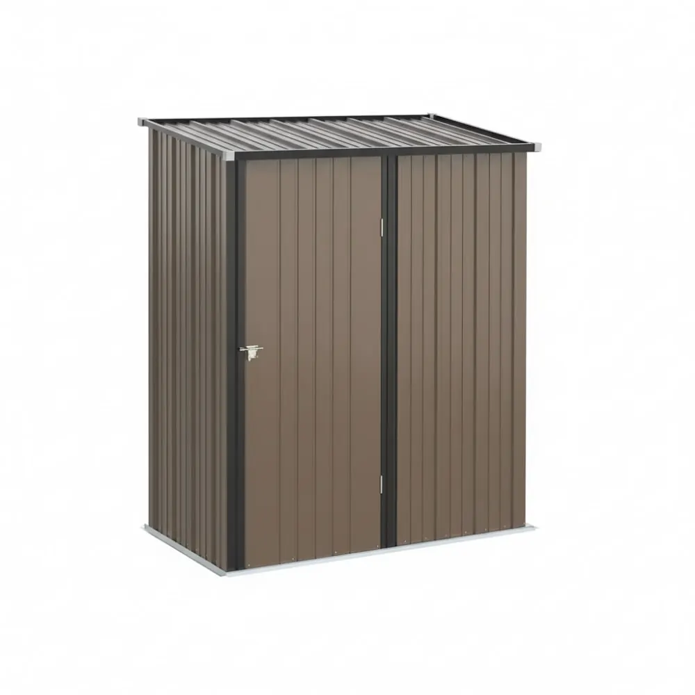 Abri de jardin marron 1,61 x 0,94 m