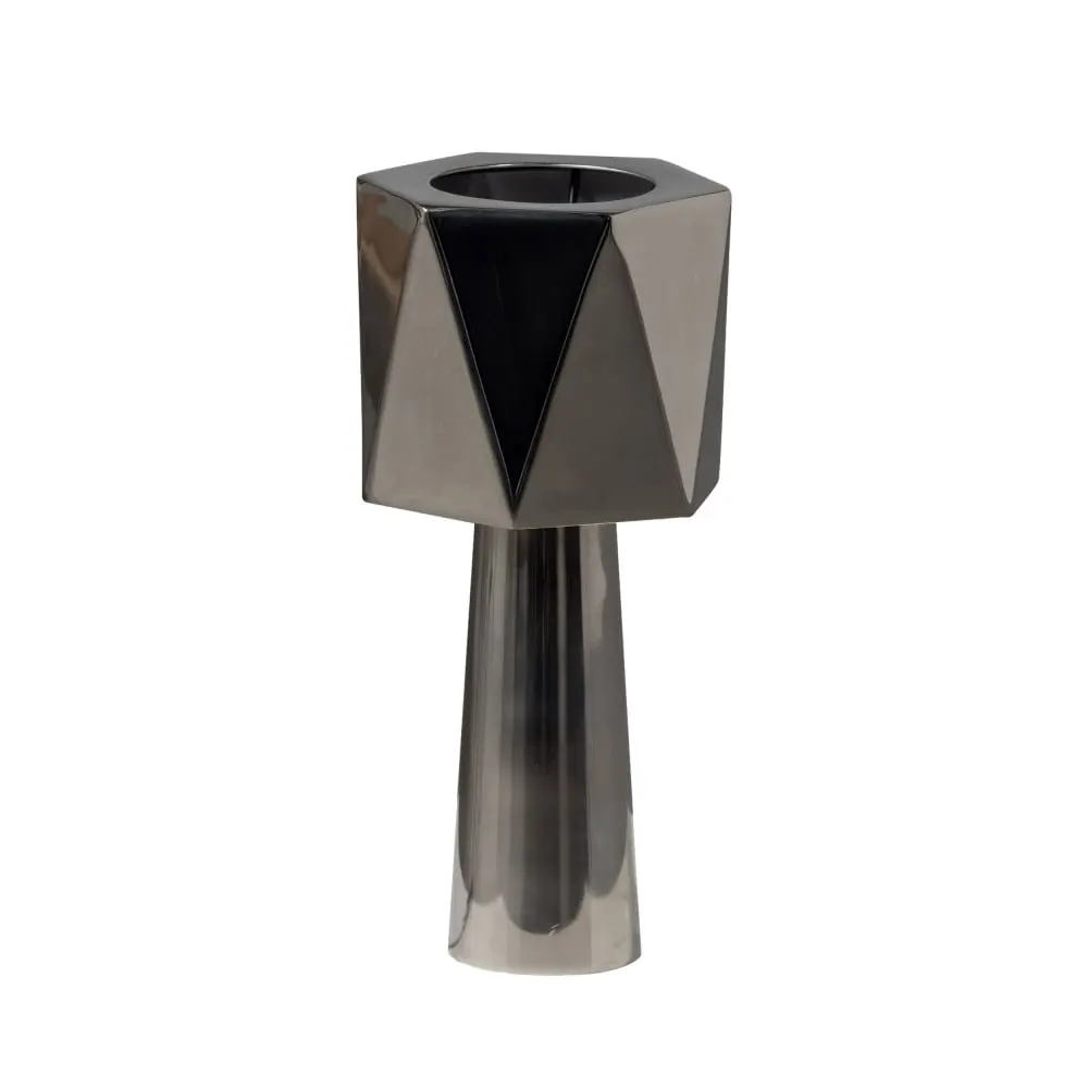 Lampe à poser en métal - Chrome