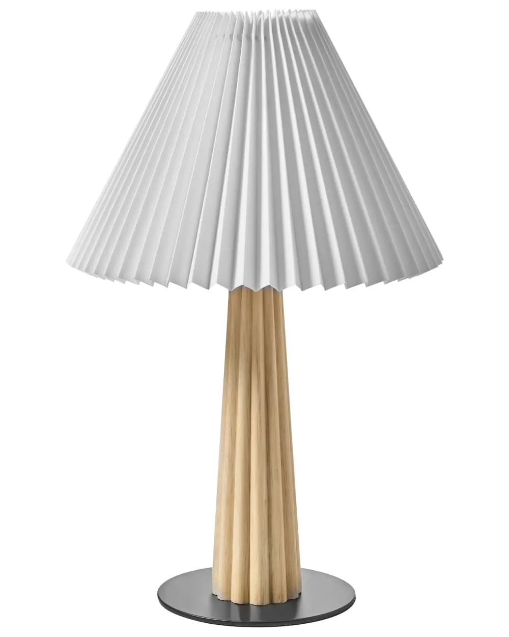 Lampe à poser bois naturel