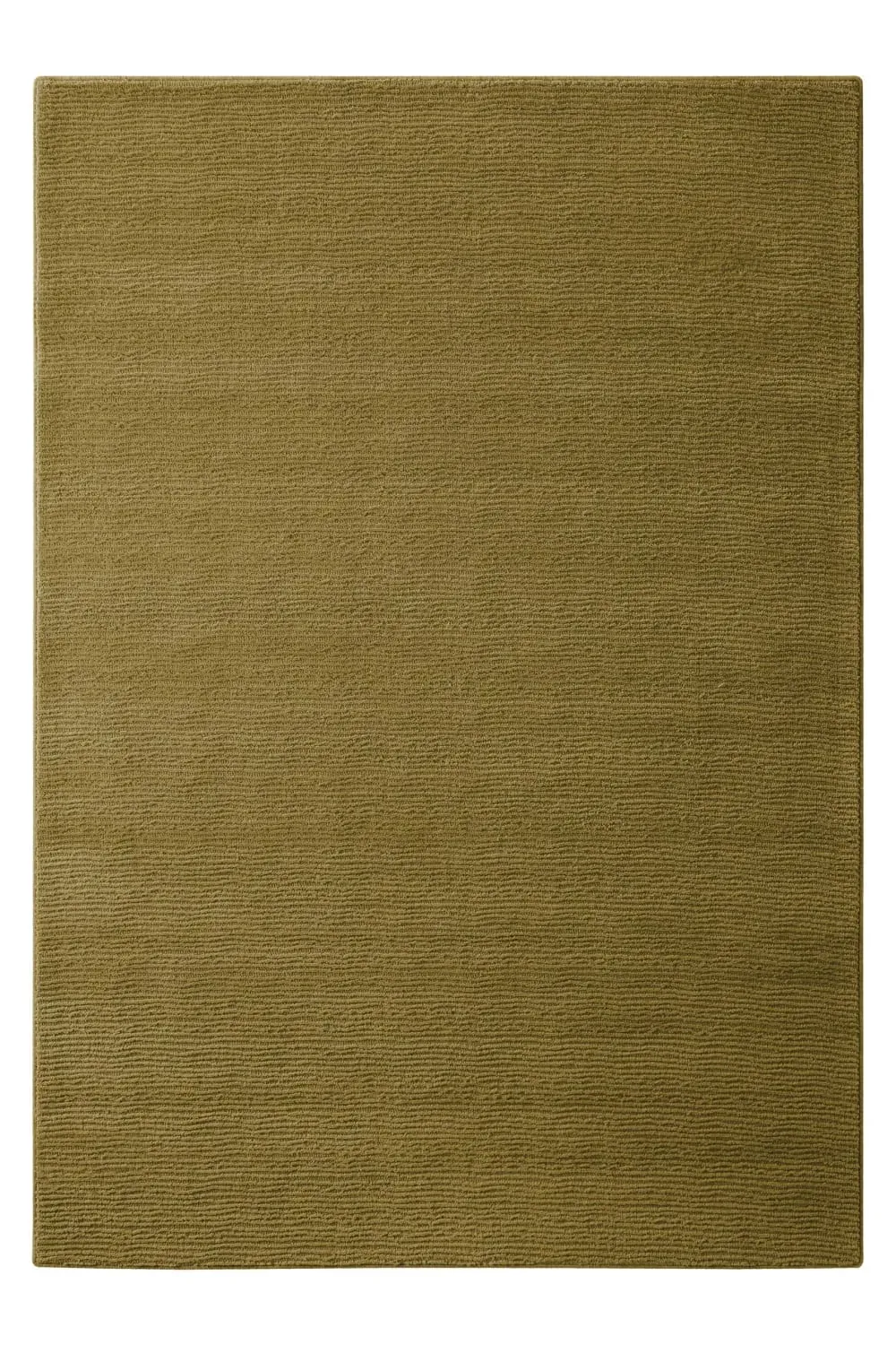 Tapis en laine avec relief vert olive 140x200