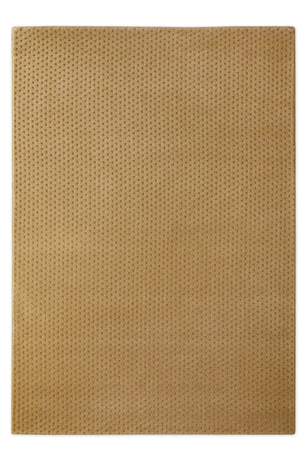 Tapis en laine avec relief caramel 200x300