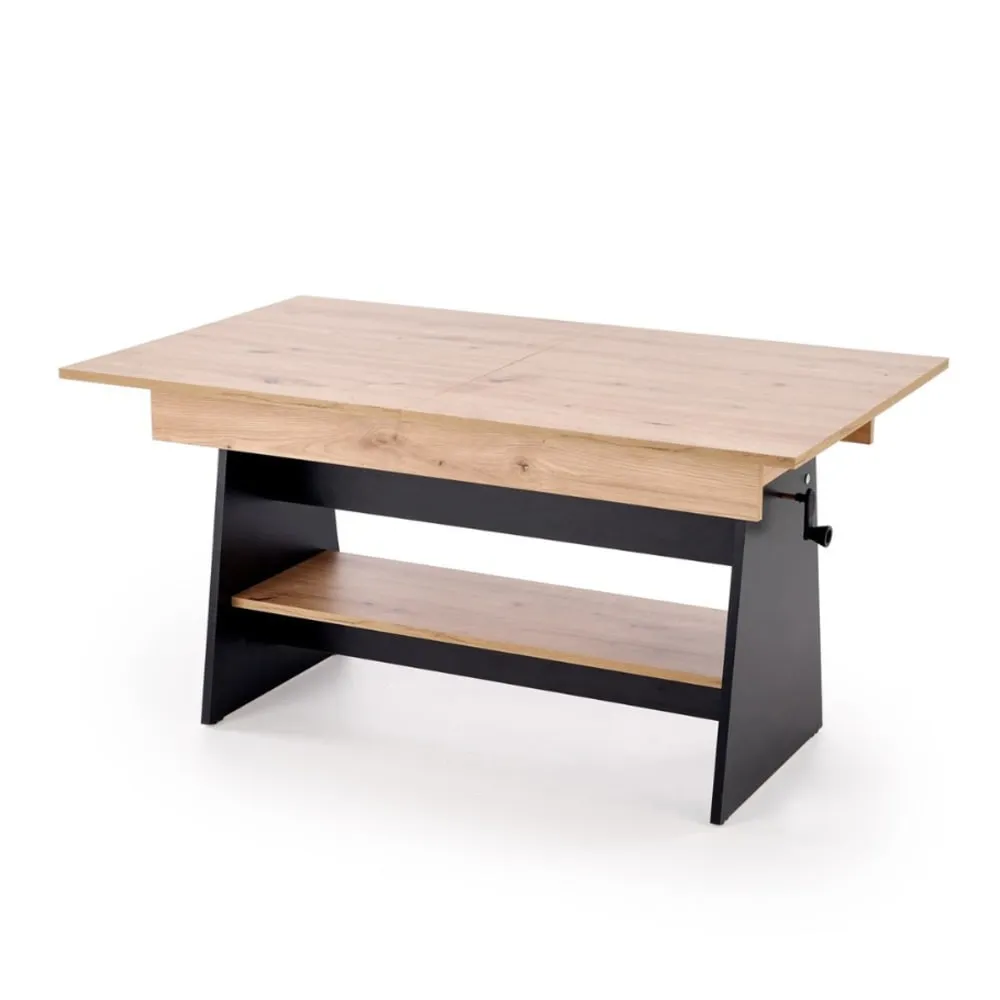 Table basse relevable et extensible 120-160cm