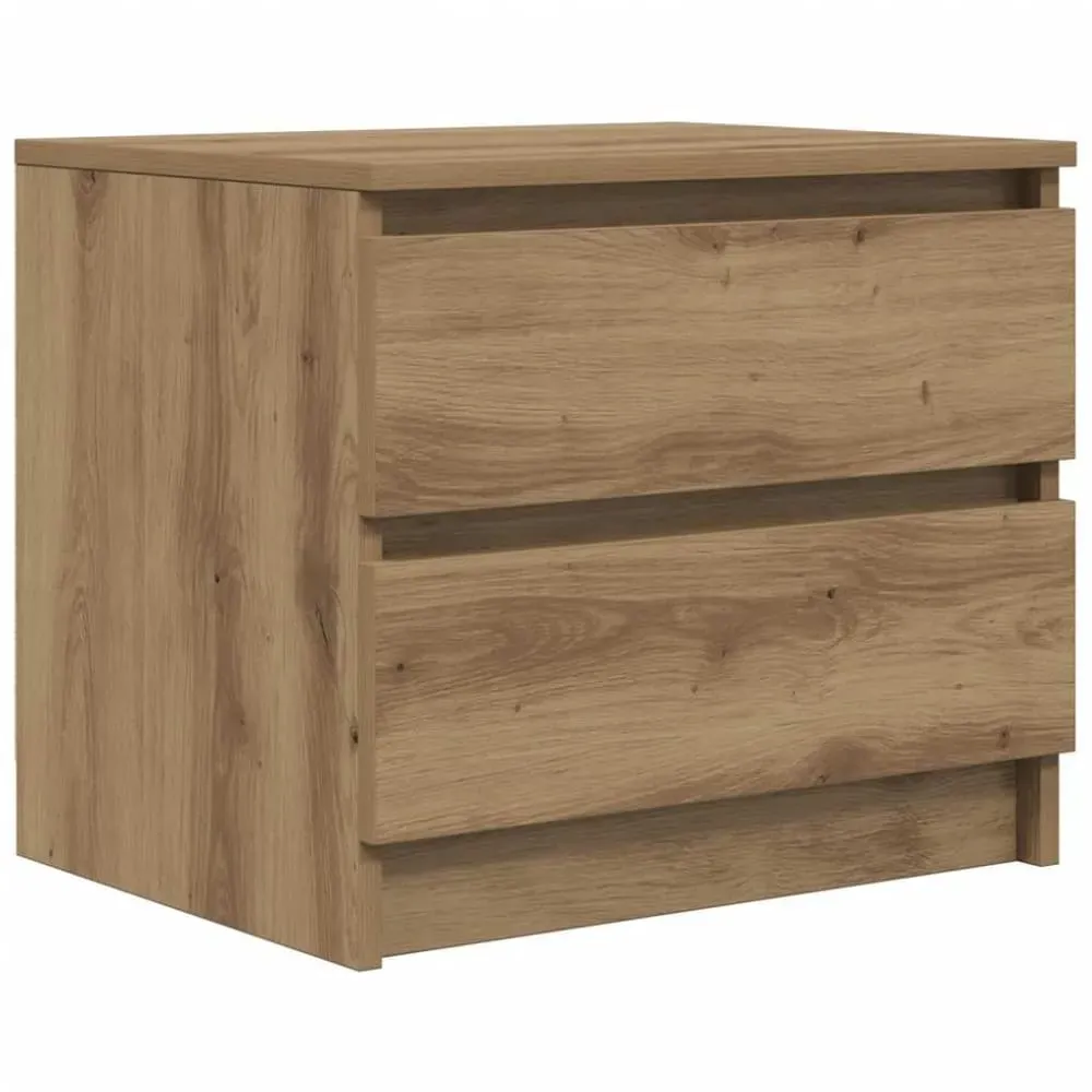 Tables de chevet en bois acajou marron  50 x 40 x 43,5 cm