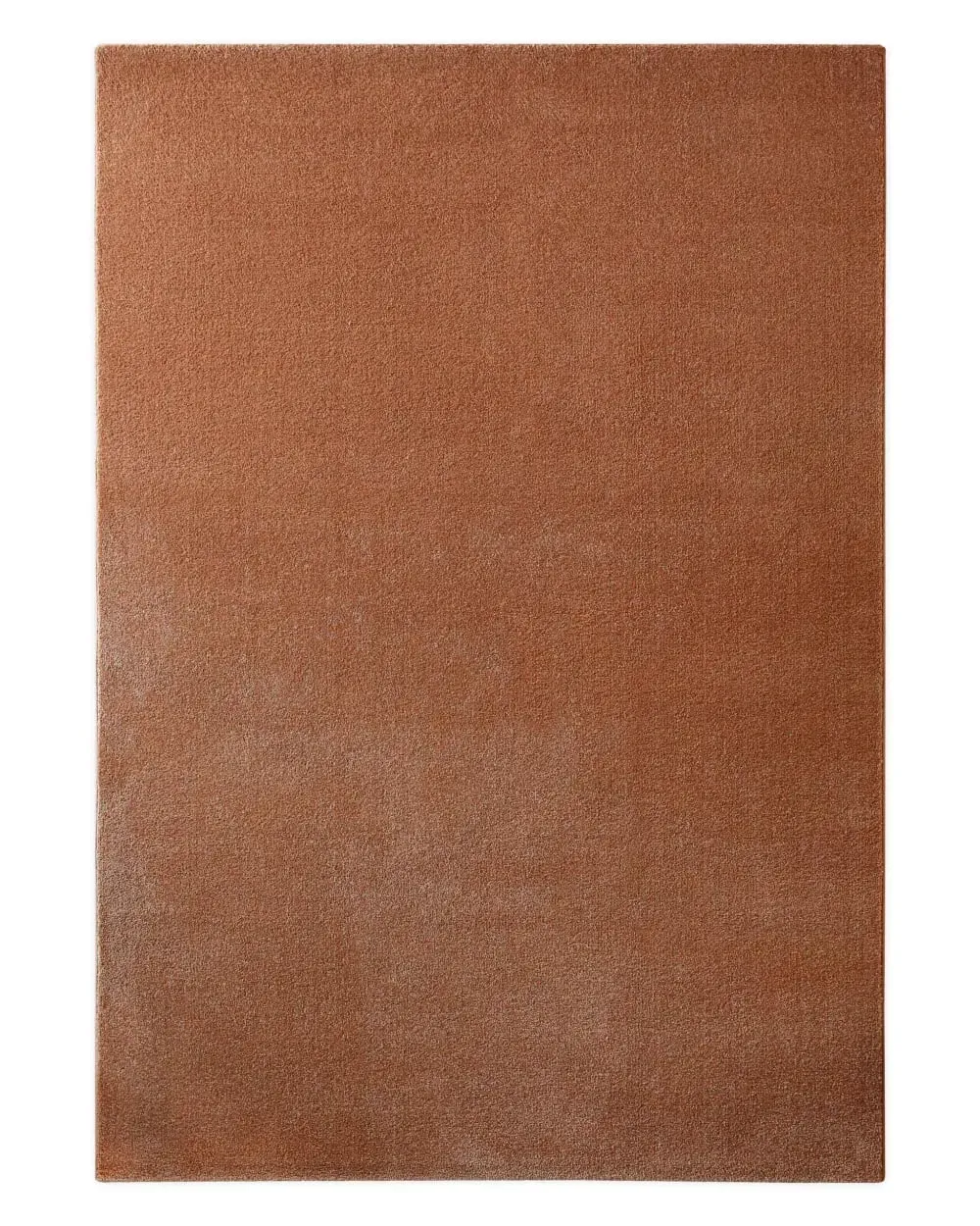 Tapis tissé velours ras brique 160x230