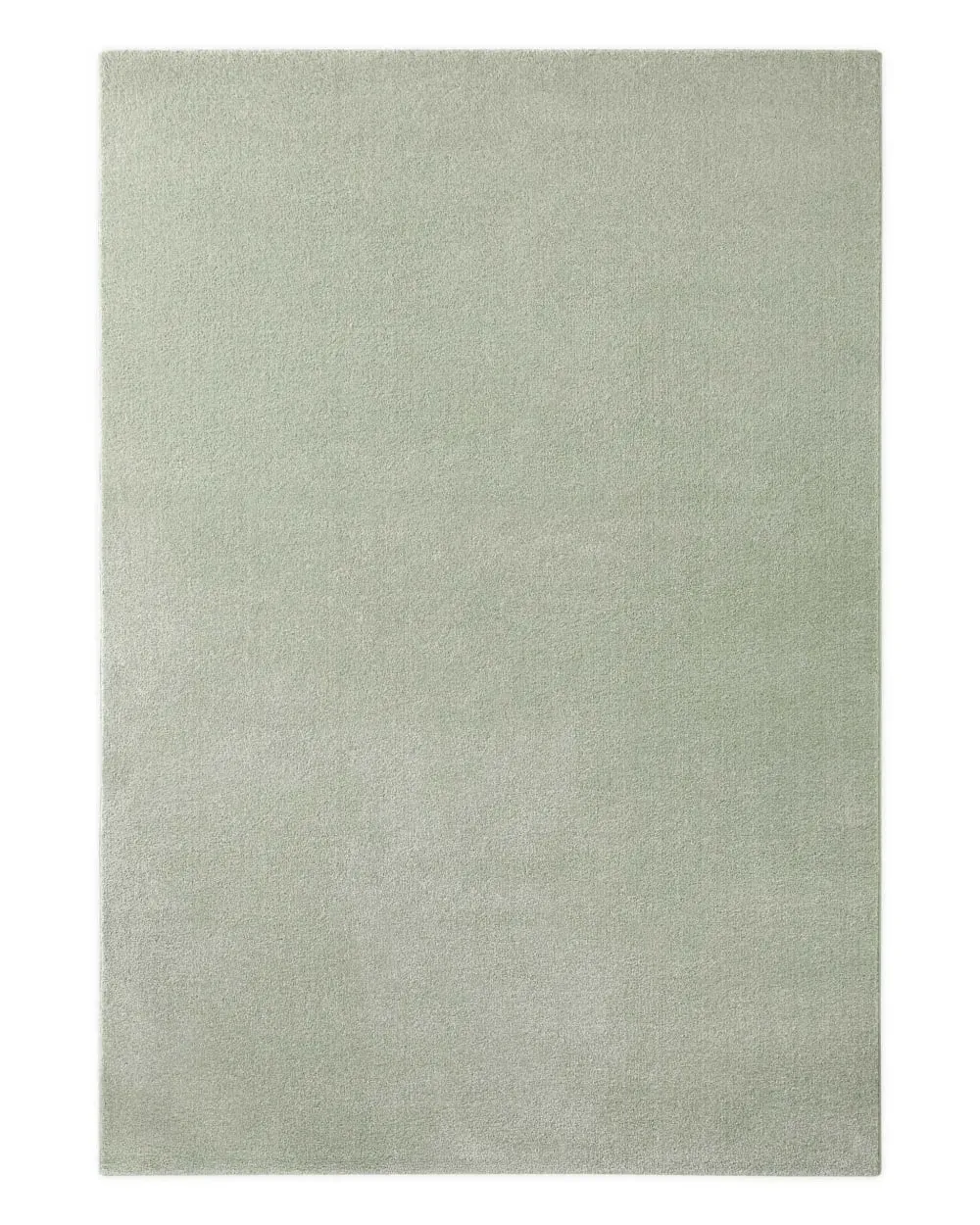 Tapis tissé velours ras vert clair 80x150