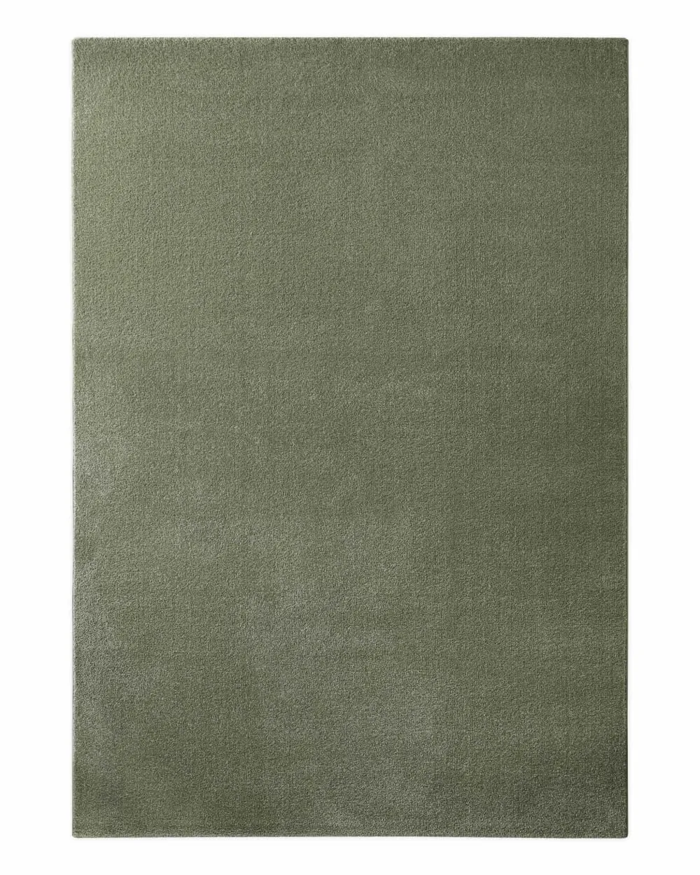 Tapis tissé velours ras vert foncé 200x290