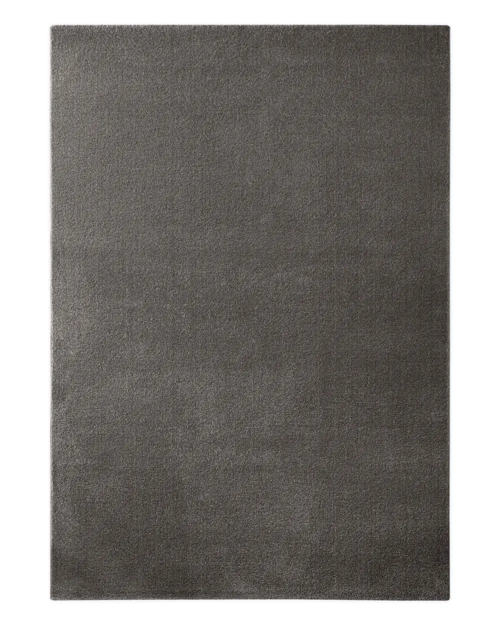 Tapis tissé velours ras anthracite 160x230