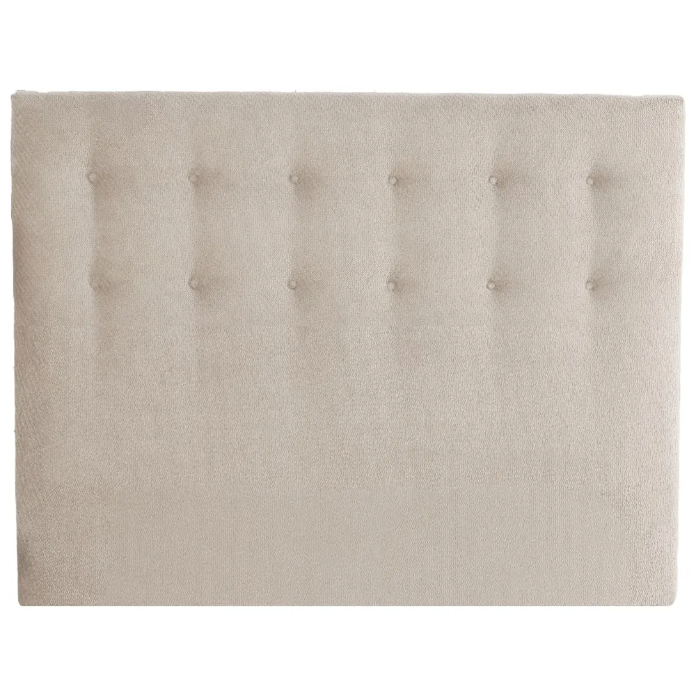 Tête de lit capitonnée EDEN crème 140x190