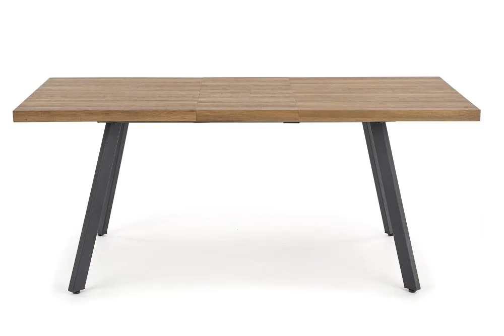 Table de salle à manger contemporaine aspect bois et acier