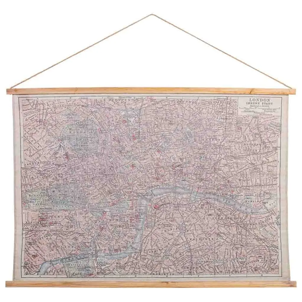 Toile parchemin de tissu imprimée 125x86x2 cm