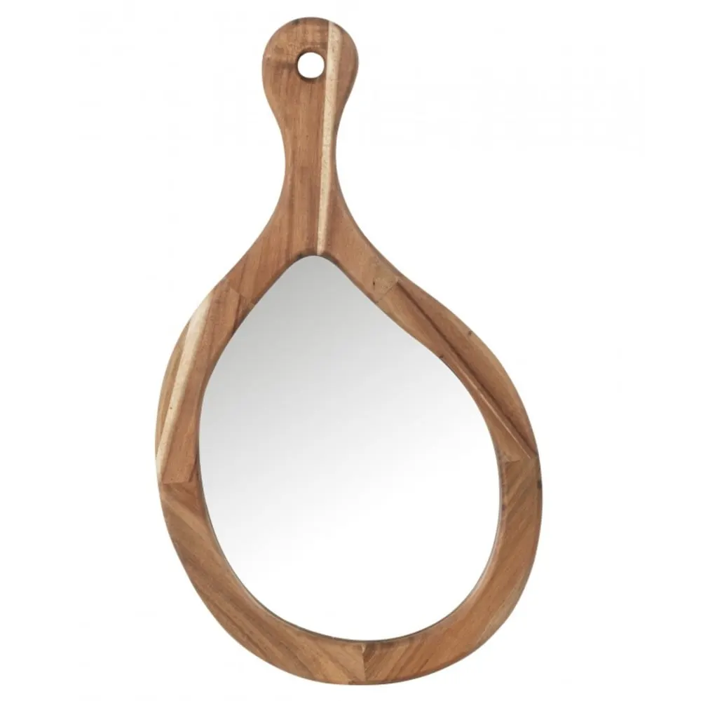 Miroir palette en bois 63 x 36 cm