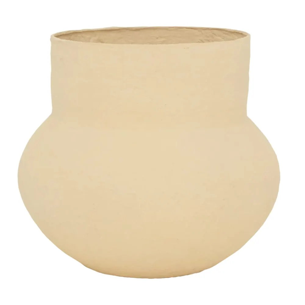 Pot en coton jaune ø 46 * 41.5 cm