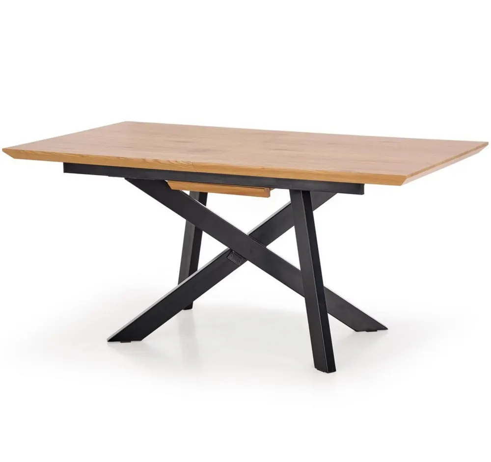 Table à manger extensible couleur bois 160/200x90