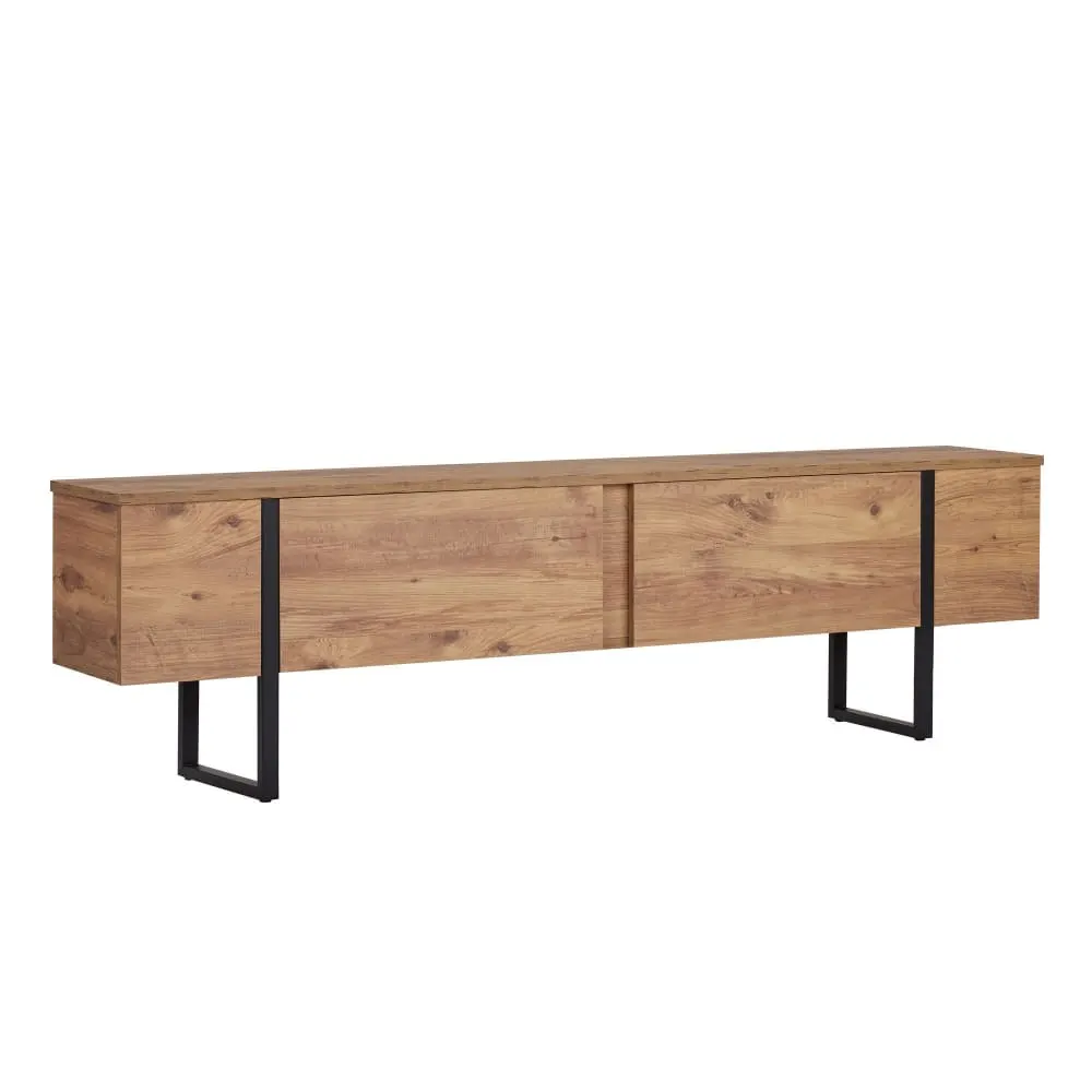 Meuble tv en bois marron 180 x 30 x 50 cm