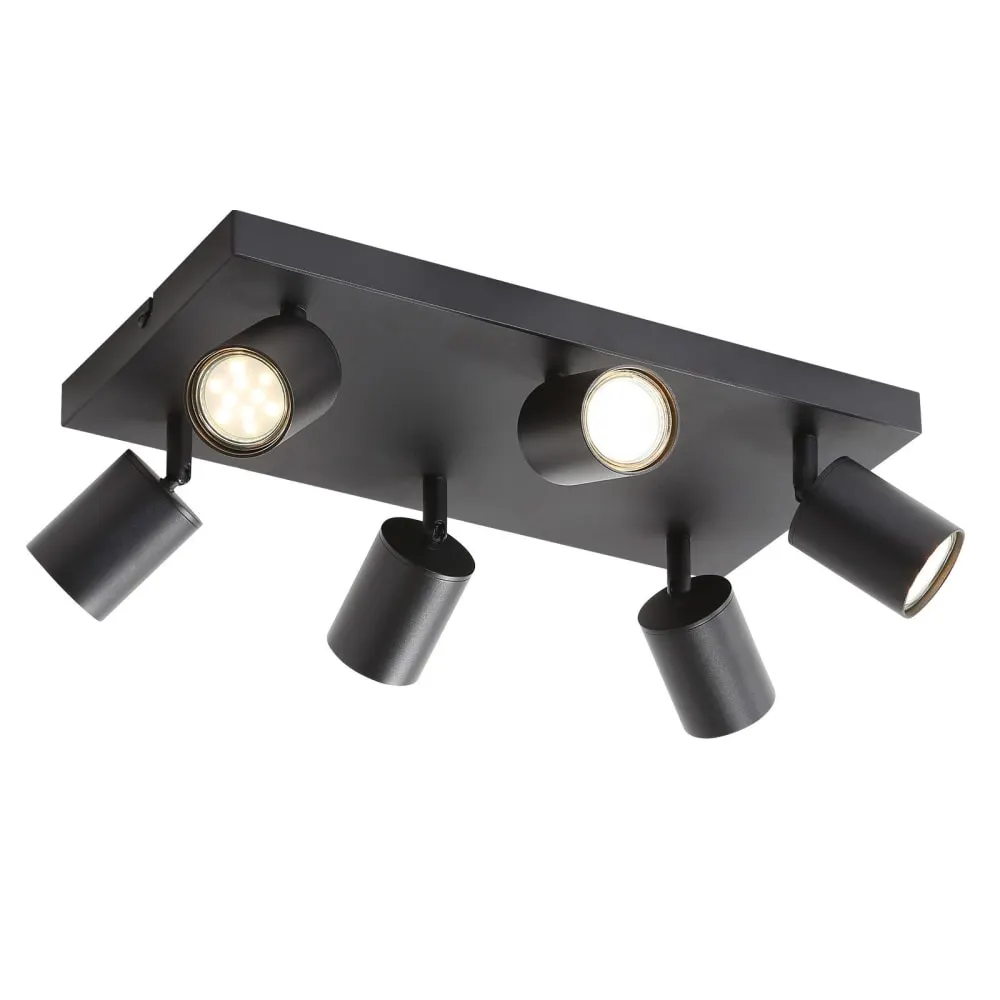 Spot de plafond en aluminium blanc 40x20x14.4cm gu10