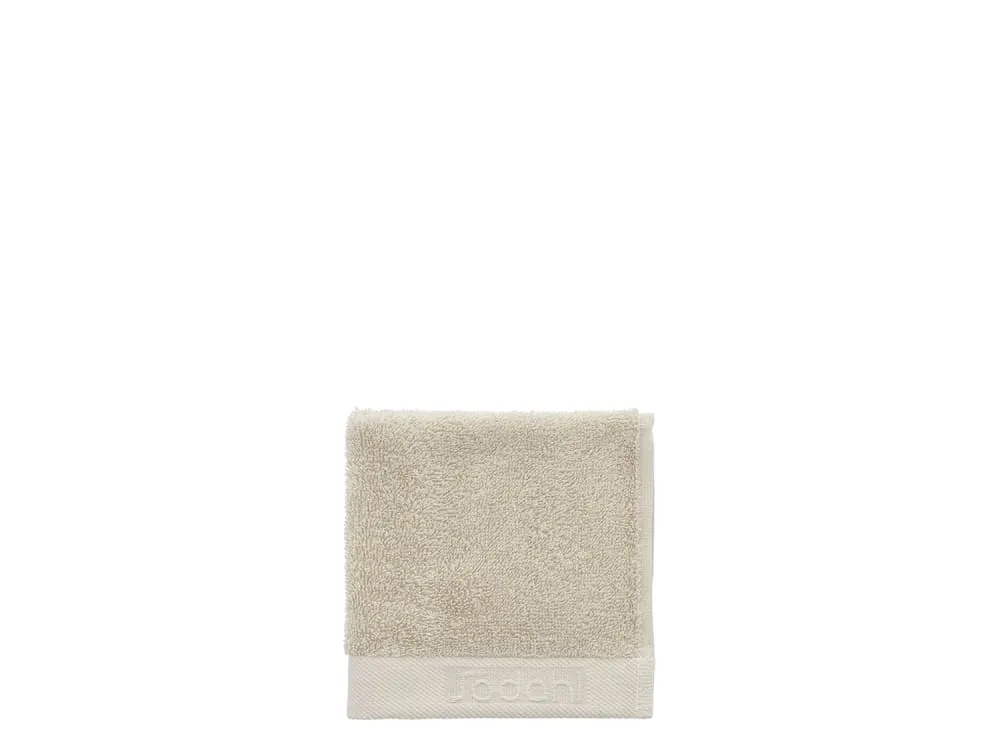 Serviette d'invité en coton beige 30x30cm