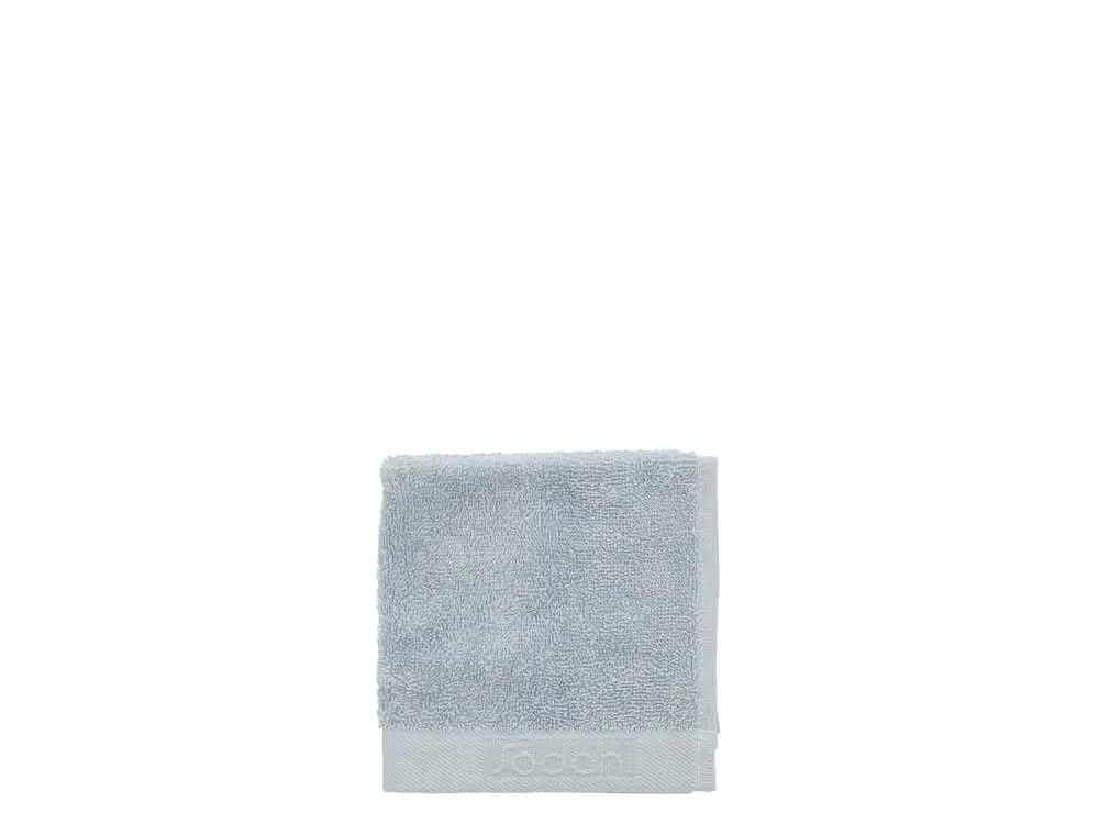 Serviette d'invité en coton bleu lin 30x30cm