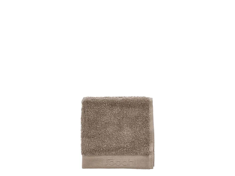 Serviette d'invité en coton taupe 30x30cm