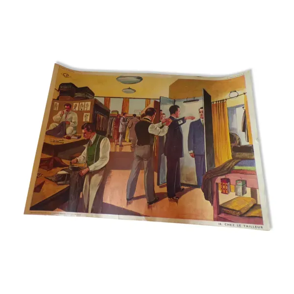 Affiche d'école double face