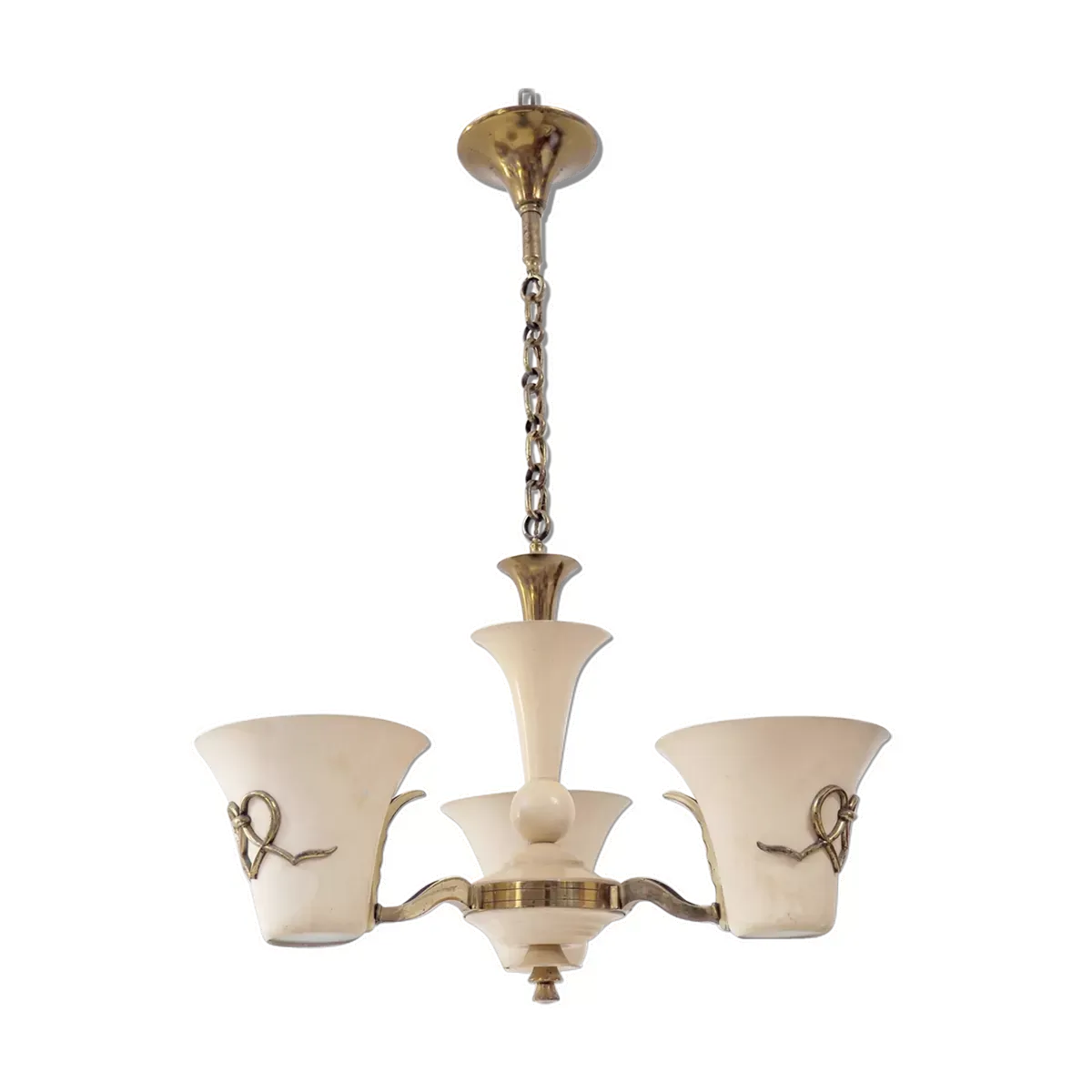 Lot luminaires années 40