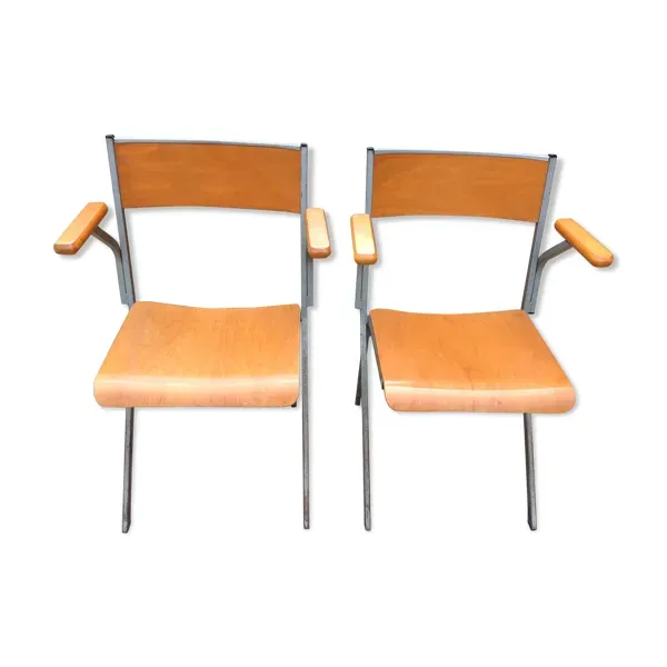 Duo de fauteuils de bureau