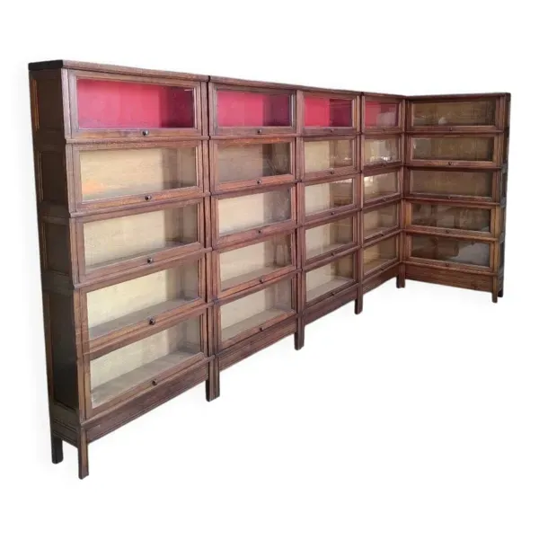 Vitrine bibliothèque chêne MD 1900
