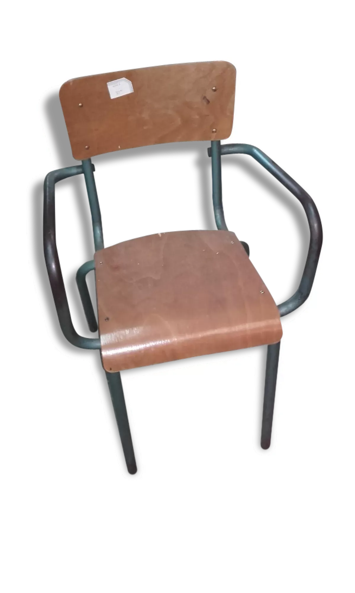 Chaise tubulaire bois et métal