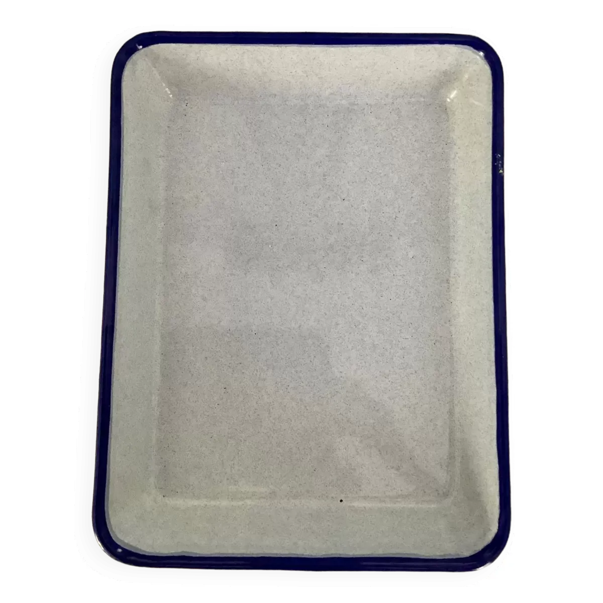 Plat plateau en tôle émaillée