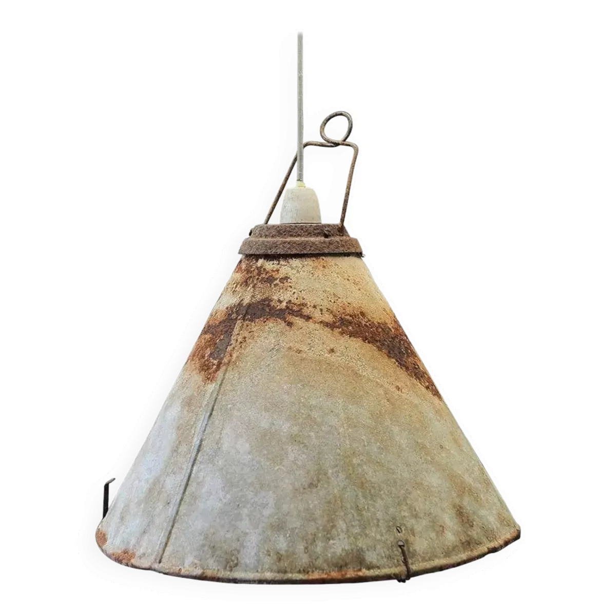 Lampe en métal, style industriel, années 50