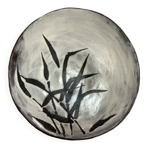 Grand vide poche céramique signée