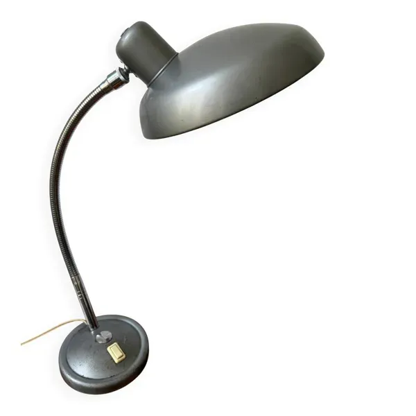 Lampe d'atelier métal industrielle col de cygne