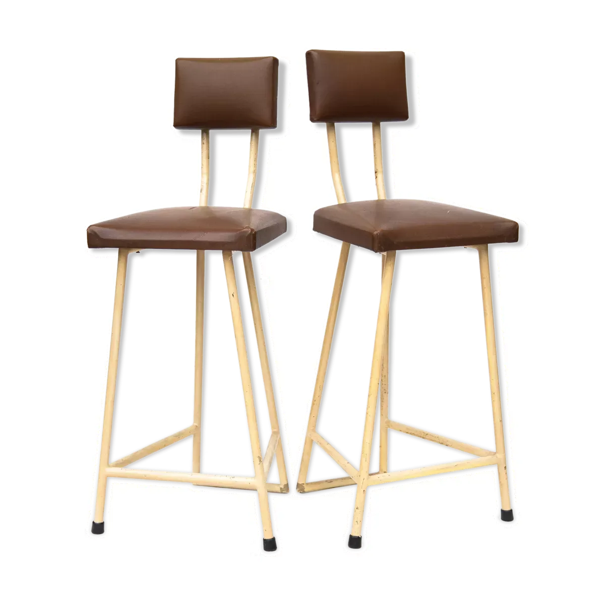 Paire de tabourets vintage