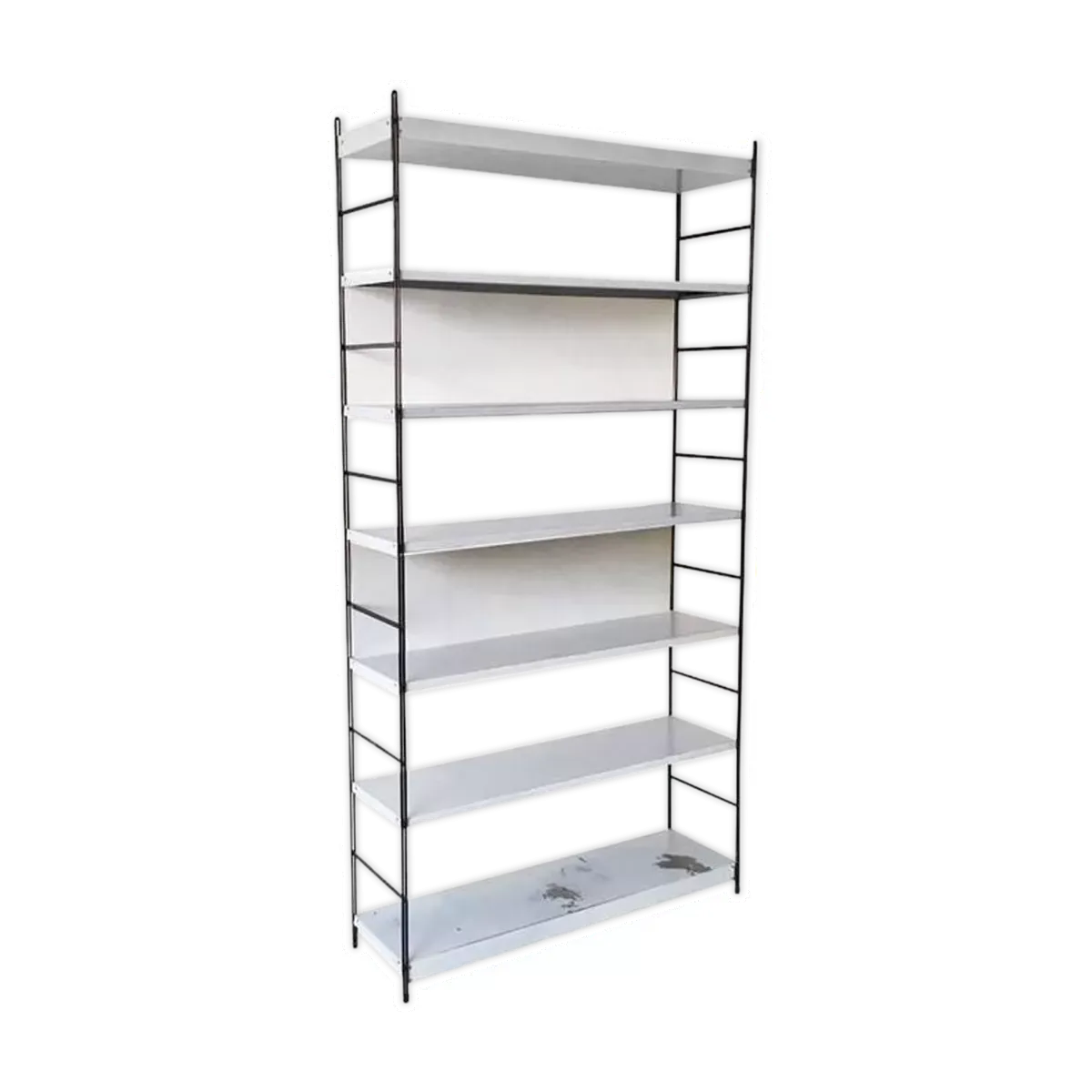 Design style Dutch 1960s metal shelf