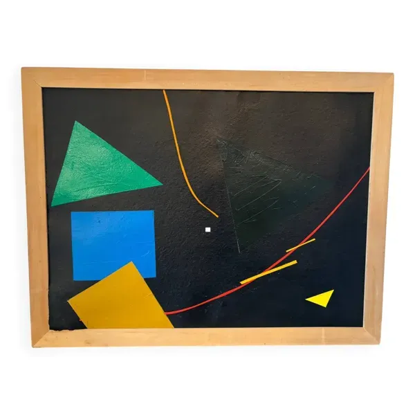 Technique mixte abstraite