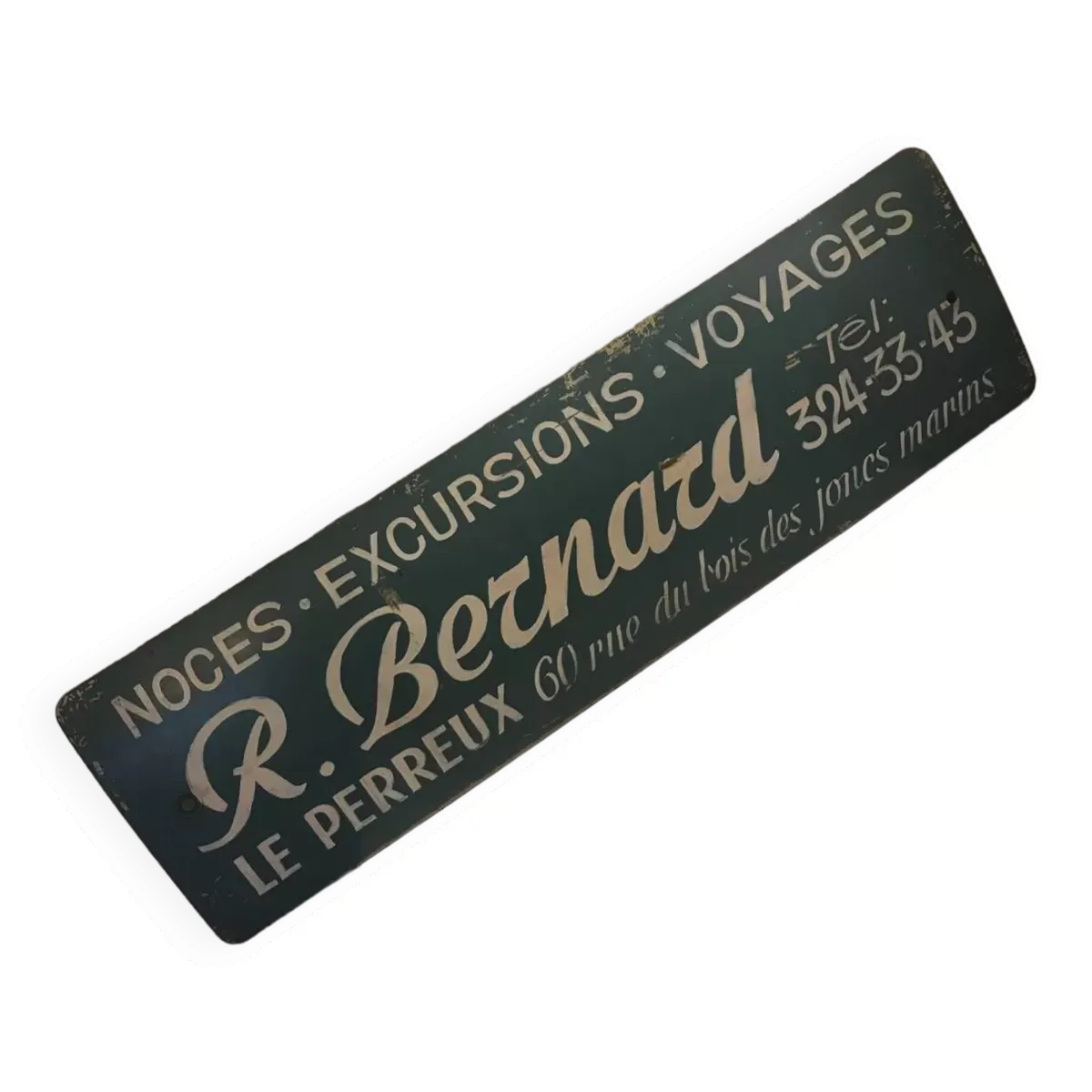 Tôle peinte publicitaire automobilia