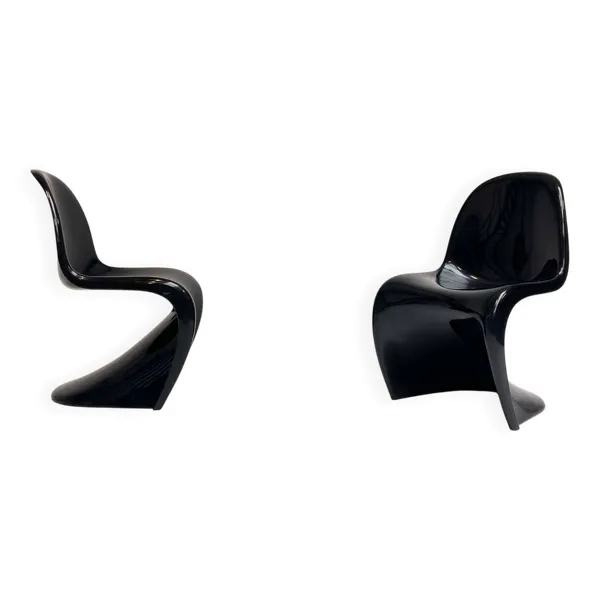 Ensemble de 2 chaises Herman Miller par Verner Panton, années 1970.