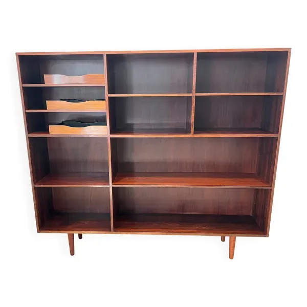 Meuble bibliothèque scandinave en palissandre Danemark