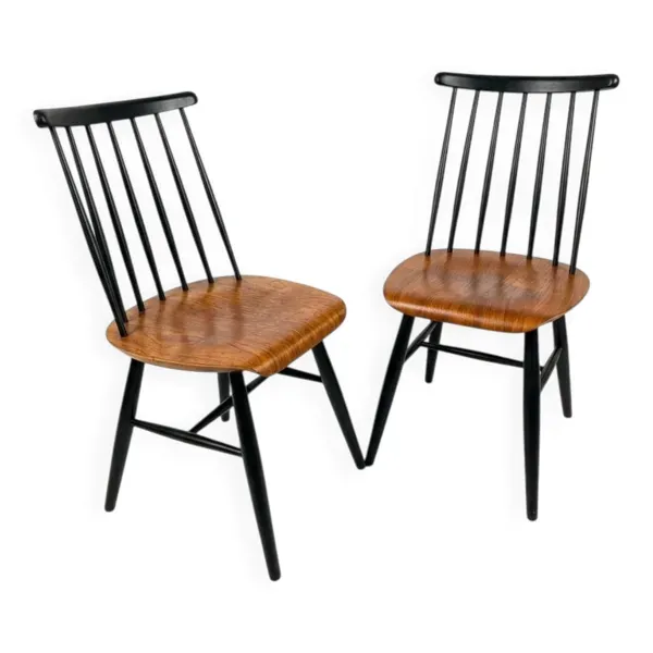 Paire de chaises scandinaves Fanett par Ilmari Tapiovaara, années 60