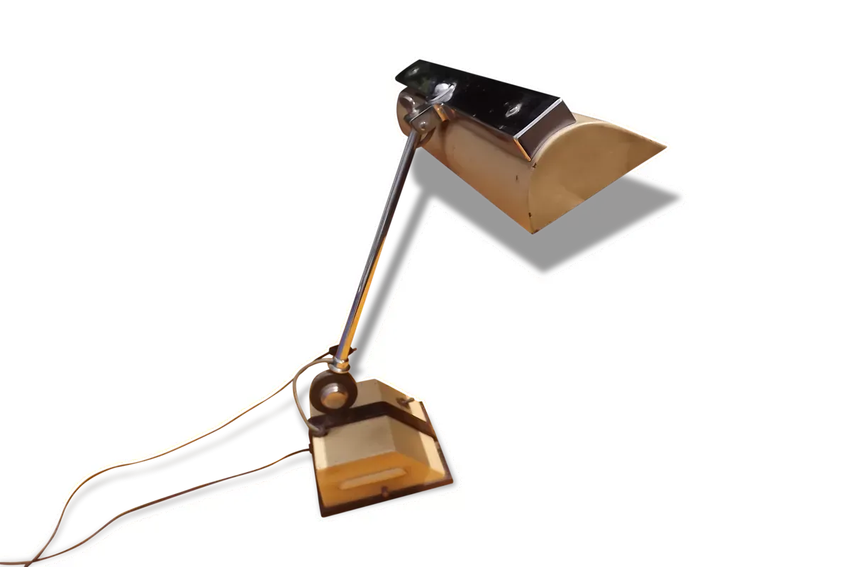 Lampe de Bureau Industrielle Année 50