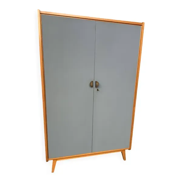 Armoire Parisienne Placard vestiaire atelier bois Mid-century vintage scand